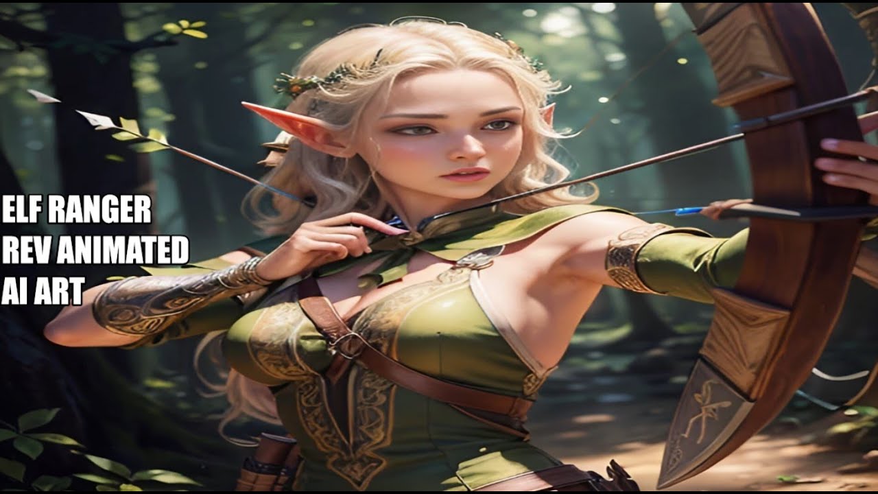 Elf ranger - Rev animated - Ai Art