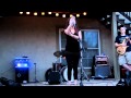 Mieka Pauley singing "Marked Man"