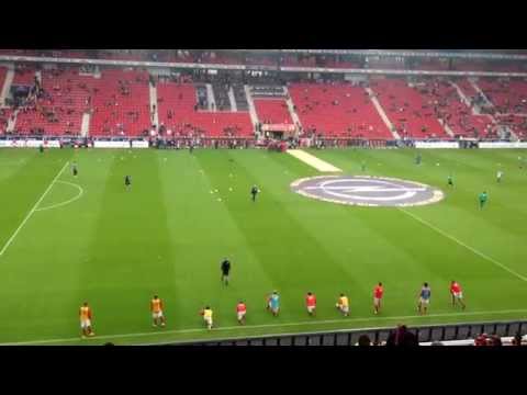 Spendenscheck-Übergabe in der Coface Arena 2014