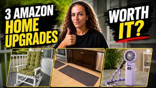 Top 3 Amazon Finds for Cozy Home Comfort | Cushions, Kitchen Mats & Portable Fan