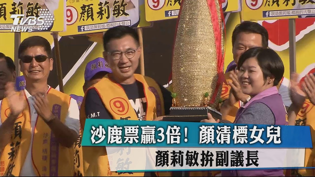 沙鹿票贏3倍！　顏清標女兒顏莉敏拚副議長
