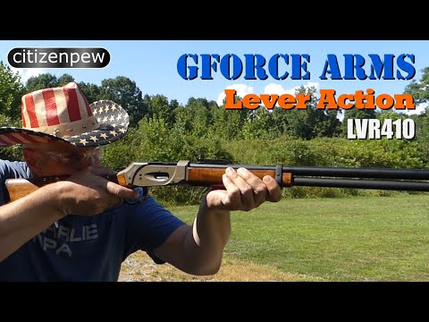 GForce Arms LVR410 Lever Action - First Shots At The Range!