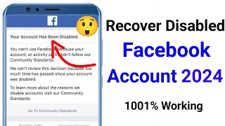 How to Recover Disabled Facebook Account Step by Step | Facebook Disabled Account Recovery 2023