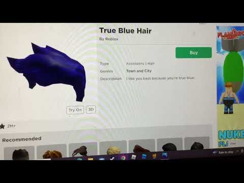 HOW DO YOU HAVE THE TRUE BLUE HAIR???