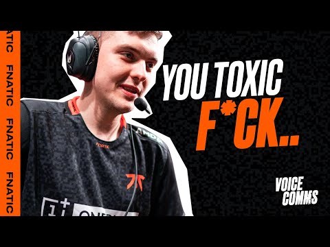 YOU TOXIC F*CK! | Fnatic Voice Comms - LEC Spring W3