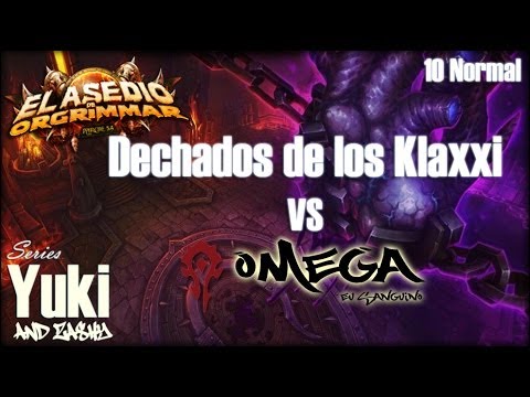 Omega Vs. Dechados de los Klaxxi 10 Normal - Asedio de Orgrimmar
