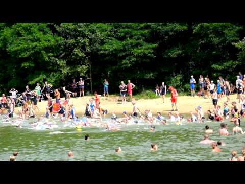Sassenberger Feldmarksee Triathlon 2014 - Start