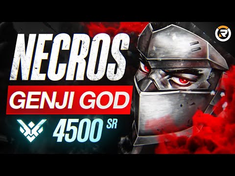 BEST OF NECROS - GENJI GHOST DASH GOD | Overwatch Necros Genji Montage & Facts