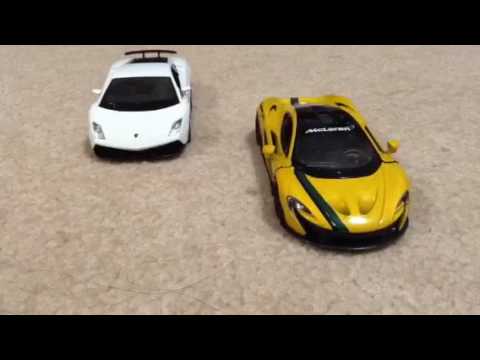 Drag racing Mclaren P1 vs Lamborghini Gallardo
