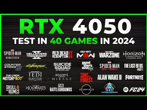 RTX 4050 Laptop Test in 40 Games in 2024