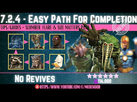 MCOC: Act 7.2.4 - Easy Path for Completion - (Book 2, Act 1.2) - Tips/Guides - No Revives
