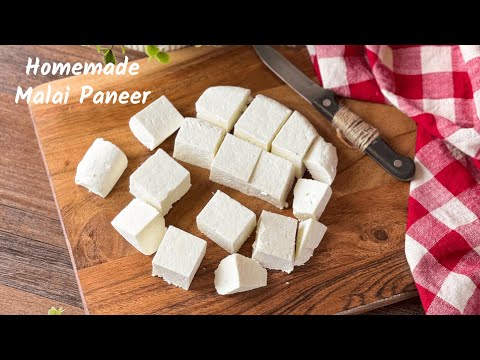 Homemade Fresh Malai Paneer | How To Make Soft Paneer At Home