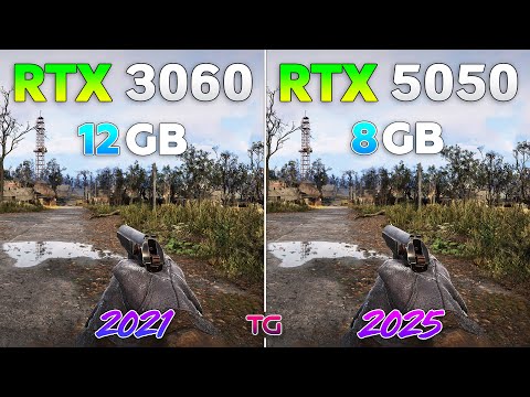 RTX 5050 8GB vs RTX 3060 12GB - Test in 10 Games
