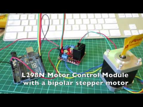 Arduino stepper motor control with L298N