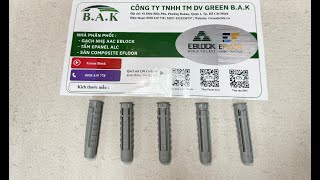 KHOAN ĐỊNH VỊ VÀ BẮT TẮC KÊ NỞ CHUYÊN DỤNG CHO GẠCH AAC