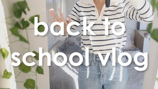 a productive first day of school vlog 2023 🤍 | PhD Vlog 🎓