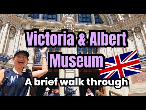V&A Museum London - breve passeio, Victoria and Albert Museum 2023