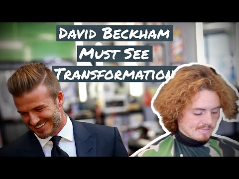 MUST SEE TRANSFORMATION | How To: David Beckham Style Haircut Barber Tutorial