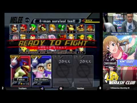 UWaterloo Melee Monthly #1 - Singles Winners Quarterfinal - Trulliam vs Vanitas