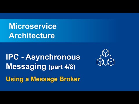 [Microservices] IPC - Asynchronous Messaging (part 4/8) :  Using a Message Broker