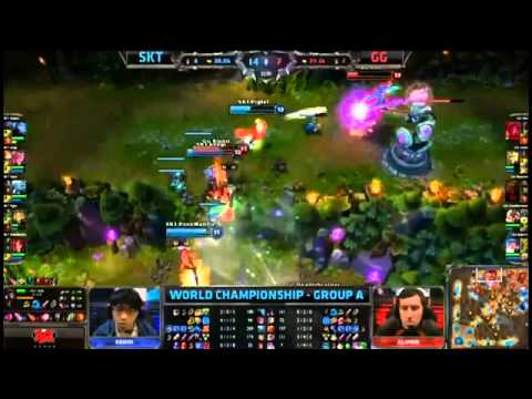 SKT T1 Faker Fizz VS GG eu Mazzarin Gragas Gr A Highlights   S3 World Championship MUST SEE