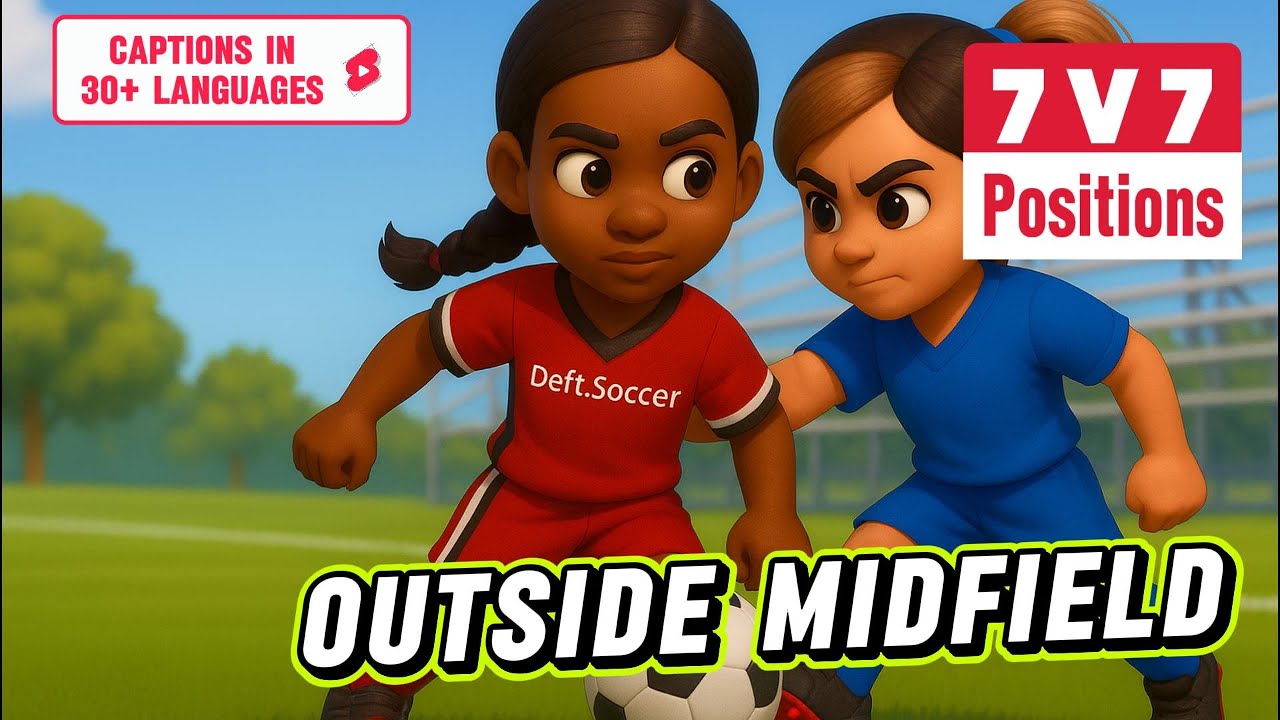 Outside Midfielder Position in 7v7 Soccer