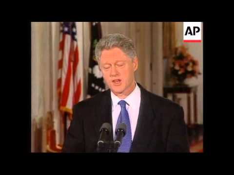 USA: CLINTON/LEWINSKY ALLEGED WHITE HOUSE SEX SCANDAL UPDATE