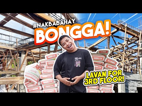 MAY PORMA NA ANG 3RD FLOOR NG BAGONG BAHAY! (LAVAAAN!!!)