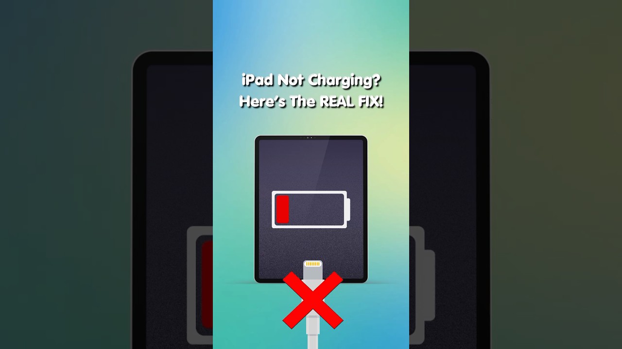 iPad Not Charging? Here’s The REAL FIX! #ipadtutorial
