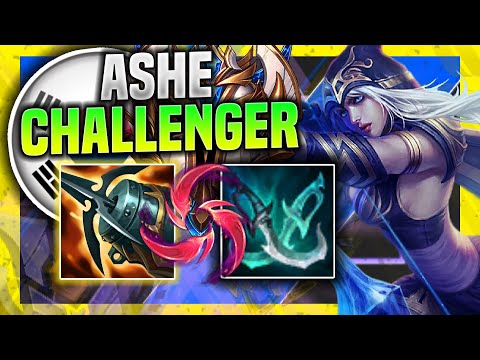 THIS KOREAN CHALLENGER DESTROYING WITH ASHE! - Korean Challenger Plays Ashe ADC vs Kai'sa!