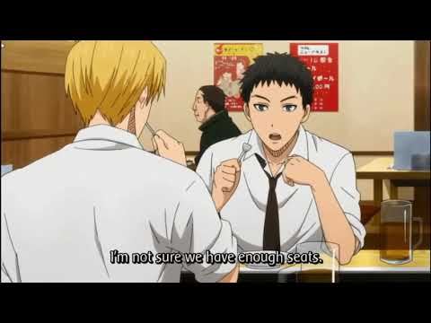Kise, Kagami, Kuroko and Midorima Sharing a Table | Kuroko’s Basketball