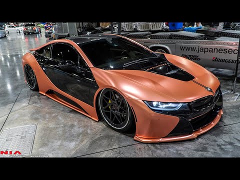 bmw i8 front lip body kit splitter chin guard aero kit installation DIY