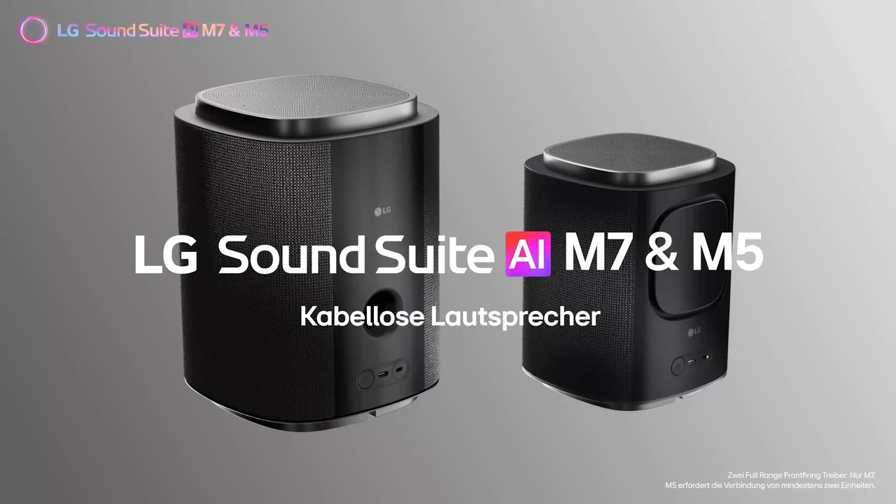 LG Sound Suite M5 | Dolby Atmos FlexConnect | AI Sound Pro, M5