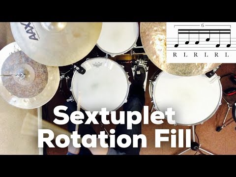 Sextuplet Rotation Fill | Drum Lesson By Dex Star