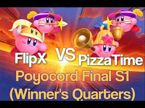 FlipX (Cutter/Archer) vs Pizza Time (Bell/Archer) - Kirby Fighters 2 - Poyocord Finale Season 1