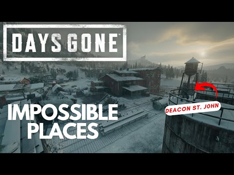 Days Gone 2023 - Lugares difíceis de chegar na velha serraria.