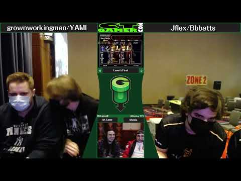 CT GamerCon 5 SSBM - YAMI/GWM (Red) vs. JFlex/Bbatts (Blue) - Melee Doubles LF