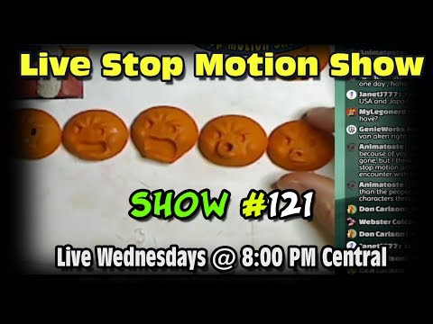 Live Stop Motion Chat Podcast #121 The Kings Clay Replacement Faces