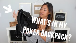 Poker Tip of the Week: What's in my Poker Backpack?