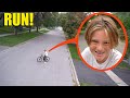If You Ever See Him Riding A Bicycle In Your NeighborHood Lock Your Doors Call 911
