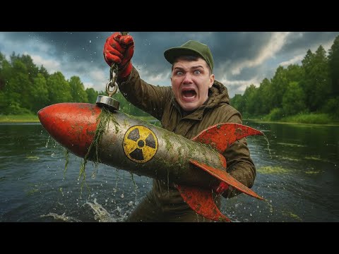 FOUND A SUNKEN MILITARY BASE During Magnetic Fishing!