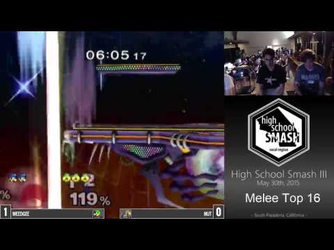 HSS 5/30 - Weedgee Vs. Nut - SSBM Top 16 Bracket