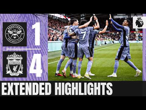 Nunez, Mac Allister, Salah & Gakpo Goals! Brentford 1-4 Liverpool | Extended Highlights