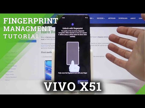 How to Set Fingerprint on VIVO X51 5G – Add Screen Lock