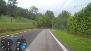 preview picture of video 'Pinarello F8 test ride in Asolo Italy'