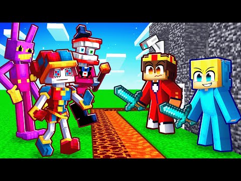 POMNI & DIGITAL CIRCUS vs SICHERSTES HAUS! - Minecraft
