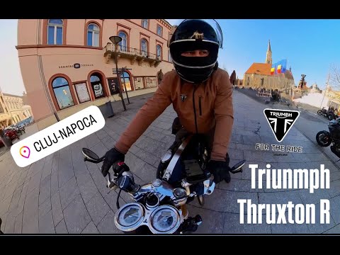 Ride to Cluj Napoca - Triumph #thruxton  R - insta360 x3 - 4K