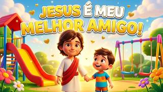 JESUS É MEU MELHOR AMIGO! 1 Hora de Louvores Gospel Infantis Animados
