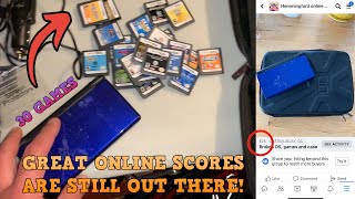 30 GAMES AND BROKEN DS| ONLINE YARDSALE VIDEO GAME SCORE!