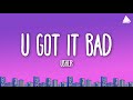 USHER U Got It Bad Lyrics